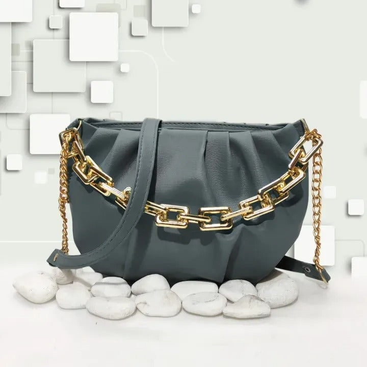 Stylish golden chain Handbag For Girls