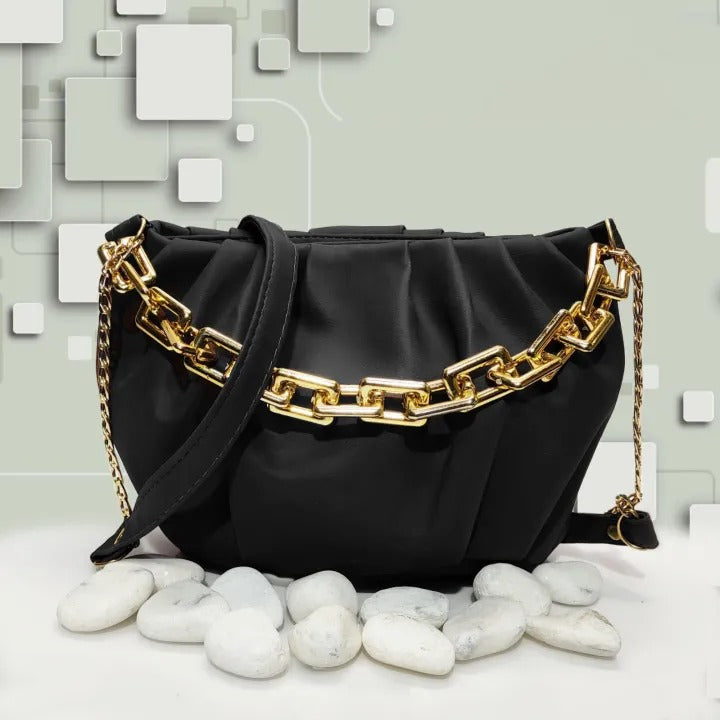Stylish golden chain Handbag For Girls