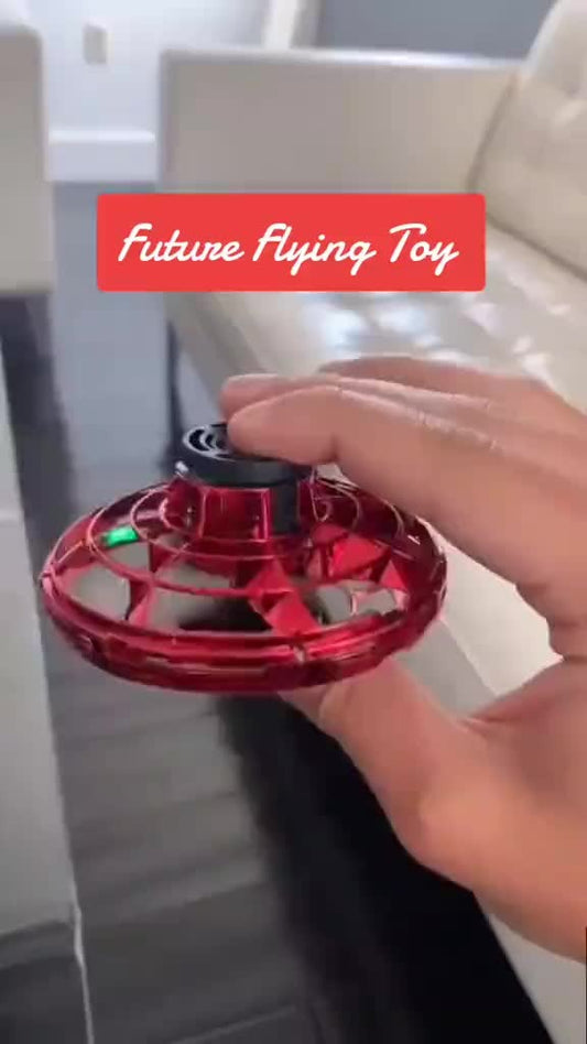 UFO FLYING FIDGET SPINNER WITH LED LIGHTS BEST QUALITY TOY FOR KIDS AND ADULT BOX PACK