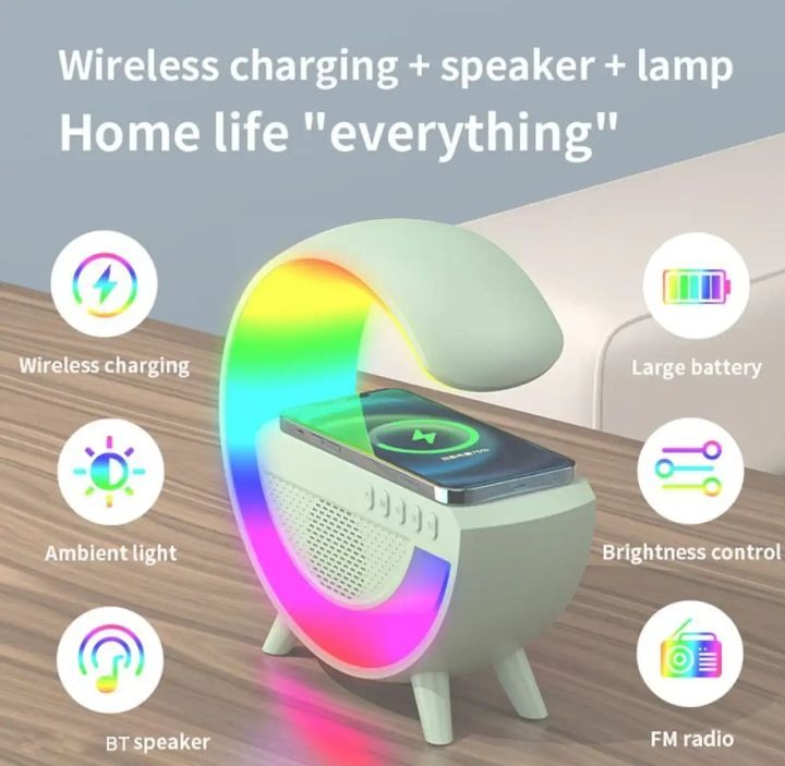 Google lamp with Wireless Charger