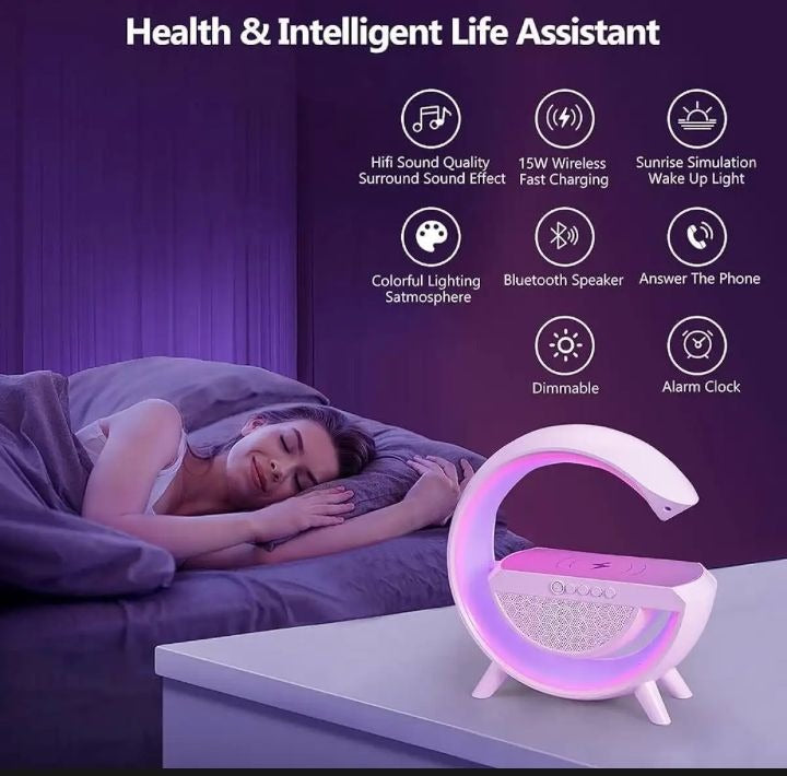 Google lamp with Wireless Charger