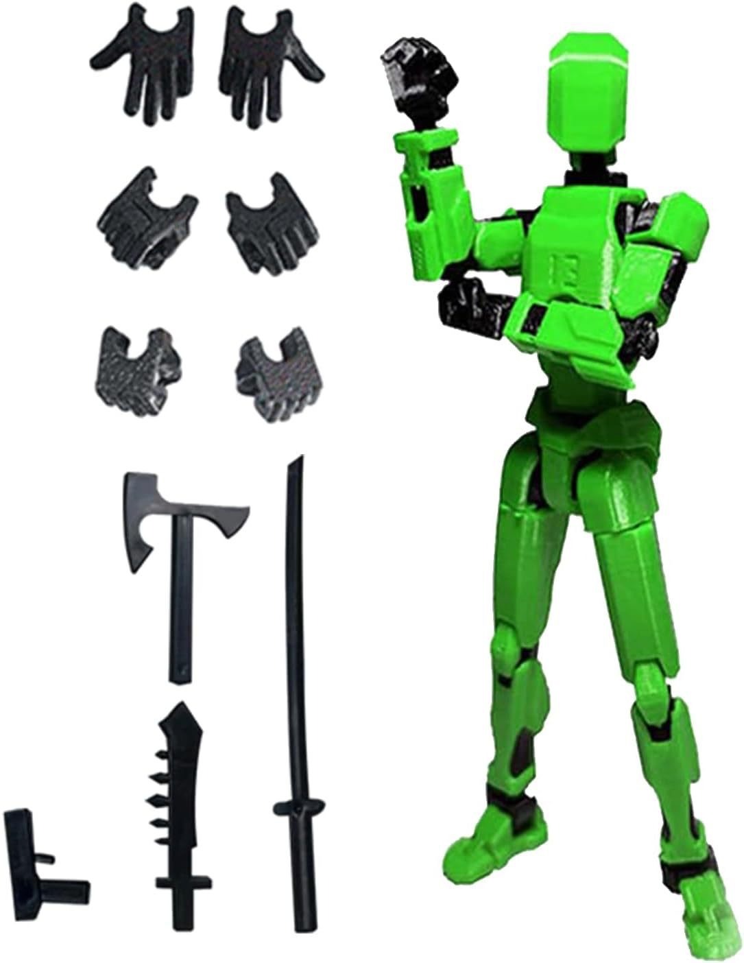 Multi jointed moveable shapeshift Robot 3D Printed mannequin dummya