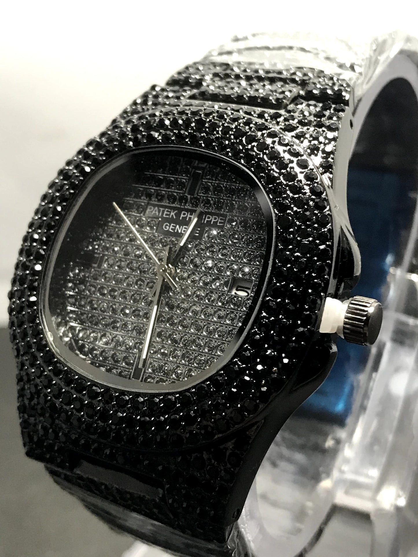 Black Iced Premium PTK Watch For Mens