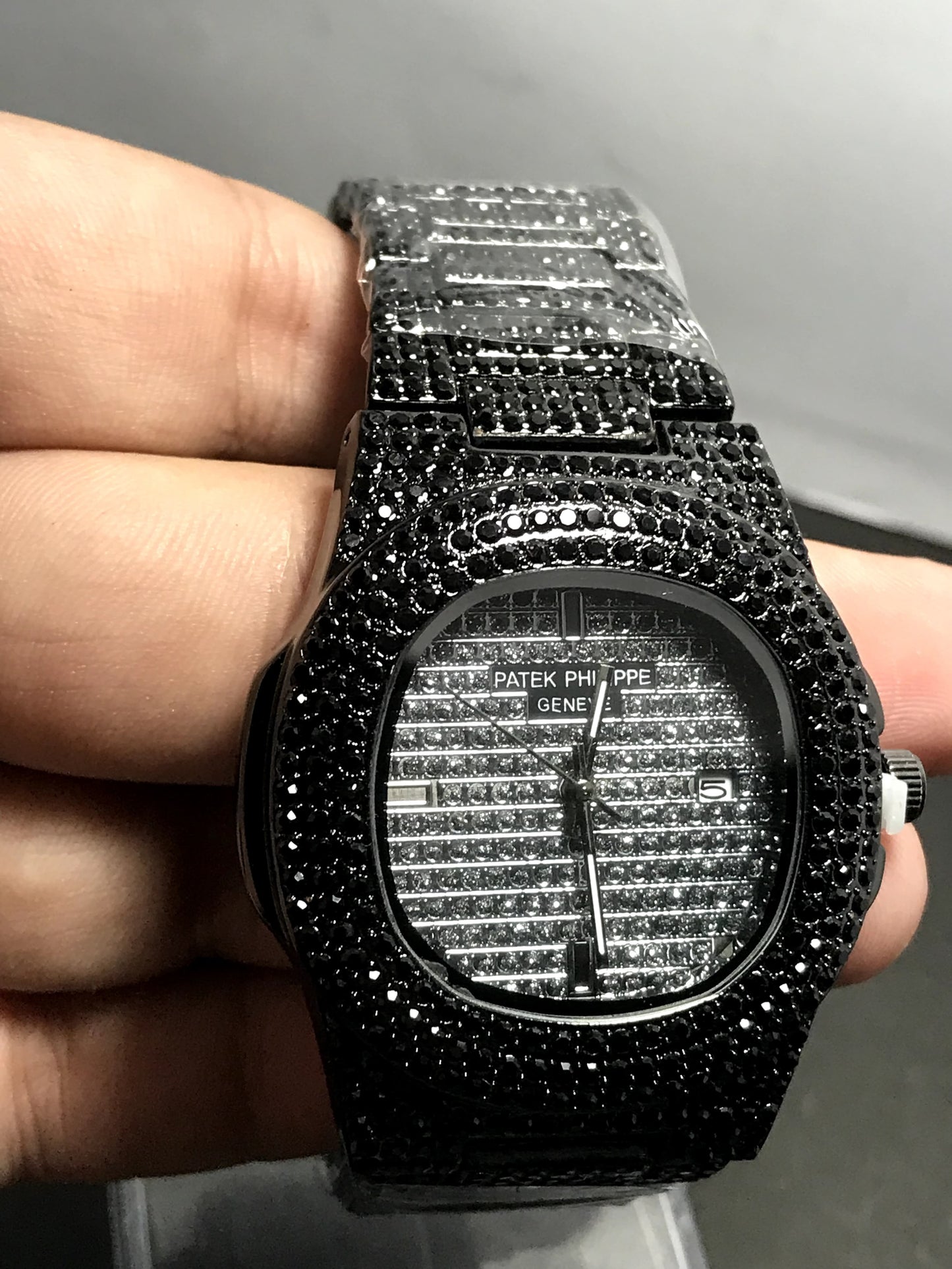 Black Iced Premium PTK Watch For Mens