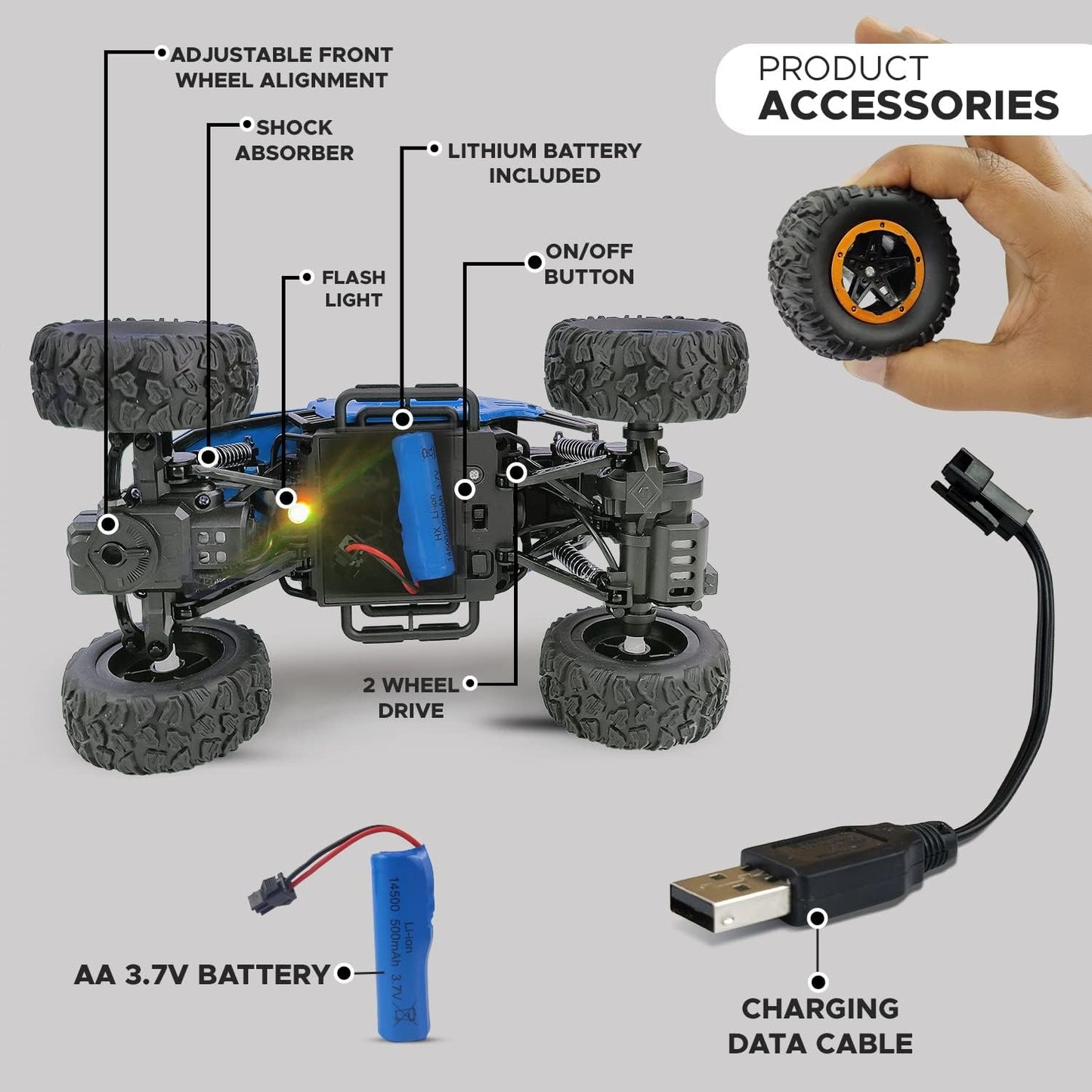 Smoke  Roke Crawler Electric RC Vhicles Alloyed Remote Control