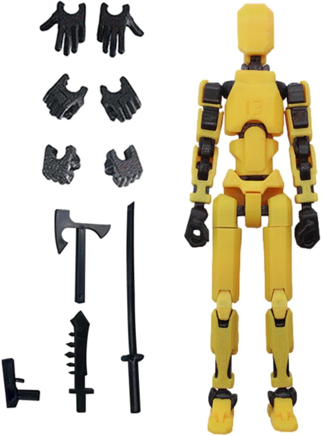 Multi jointed moveable shapeshift Robot 3D Printed mannequin dummya