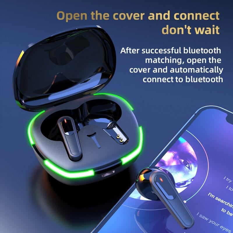 TWS Pro60 Wireless Bluetooth Headest with Mic Earbuds Noise